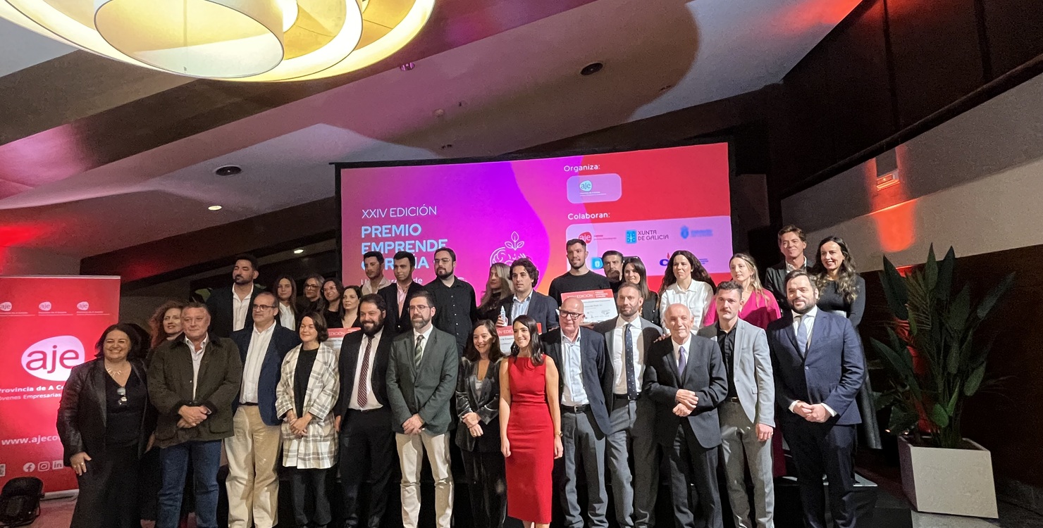 A Xunta pon en valor a rede de Polos de emprendemento e apoio ao emprego no acto de entrega do XXIV premio Emprende Coruña